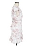ALLSAINTS 100% Viscose Floral White Cocktail Dress Size 8 - photo 4