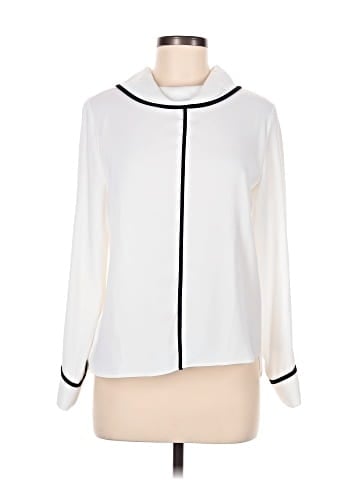 Zara Basic Long Sleeve Blouse (view 1)