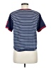 Erika Stripes Blue Short Sleeve T-Shirt Size Lg - photo 2