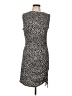 MICHAEL Michael Kors Animal Print Gray Cocktail Dress Size L - photo 1