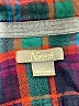 Natural Reflections 100% Cotton Plaid Blue Long Sleeve Button-Down Shirt Size M - photo 7