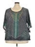 Reba Gray 3/4 Sleeve Blouse Size 3X - photo 1