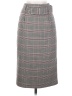 Reiss Plaid Gray Formal Skirt Size 0 - photo 1