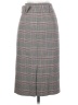 Reiss Plaid Gray Formal Skirt Size 0 - photo 2