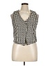 Talbots Houndstooth Ivory Vest Size 8 - photo 1
