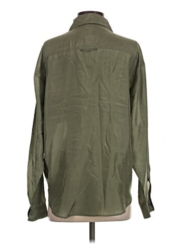 Jonathan Martin Long Sleeve Silk Top (view 2)