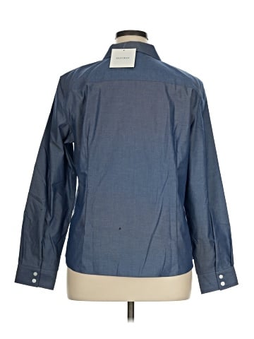 Ellen Tracy Long Sleeve Button-Down Shirt (view 2)