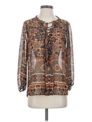Democracy 3/4 Sleeve Blouse (view 1)