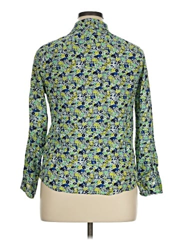 Crown & Ivy Long Sleeve Button-Down Shirt (view 2)