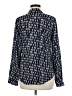 Maeve 100% Rayon Print Blue Long Sleeve Blouse Size 6 - photo 2