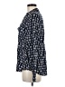 Maeve 100% Rayon Print Blue Long Sleeve Blouse Size 6 - photo 5