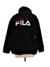 FILA 100% Polyester Solid Black Fleece Size S - photo 2