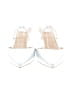 Sweet Life Metallic White Heels Size 7 1/2 - photo 2