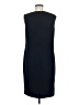 Tahari 100% Polyester Solid Blue Cocktail Dress Size 8 - photo 2