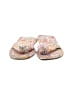 Unbranded 100% Silk Floral Purple Pink Flip Flops Size 7 - 8 - photo 2