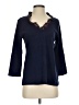 IZOD Blue 3/4 Sleeve Top Size S - photo 1