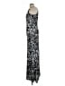 Betsy & Adam Floral Silver Cocktail Dress Size 10 - photo 5