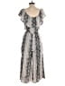 She + Sky 100% Rayon Paisley Gray Jumpsuit Size S - photo 2