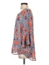 Democracy 100% Rayon Blue 3/4 Sleeve Blouse Size S - photo 5