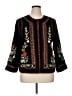 John Mark 100% Cotton Floral Black Jacket Size XL - photo 1