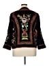 John Mark 100% Cotton Floral Black Jacket Size XL - photo 2