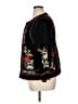 John Mark 100% Cotton Floral Black Jacket Size XL - photo 5