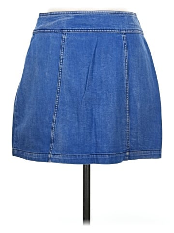 Signature 8 Denim Skirt (view 2)