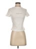 Missguided Ivory Short Sleeve Turtleneck Size S - photo 1