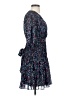 Ted Baker London 100% Polyester Floral Blue Cocktail Dress Size 2 (0) - photo 4