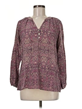 Max Studio 3/4 Sleeve Silk Top