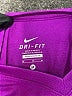 Nike 100% Polyester Purple 3/4 Sleeve T-Shirt Size M - photo 7