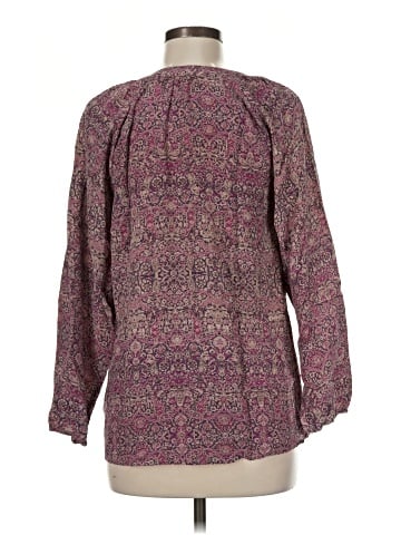 Max Studio 3/4 Sleeve Silk Top (view 2)