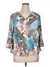 New Directions Teal 3/4 Sleeve Blouse Size XL (petite) - photo 1