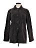 Moda International 100% Polyester Brown Black Coat Size M - photo 1