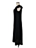 Max Studio Solid Black Casual Dress Size M - photo 5
