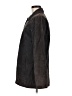 Moda International 100% Polyester Brown Black Coat Size M - photo 5