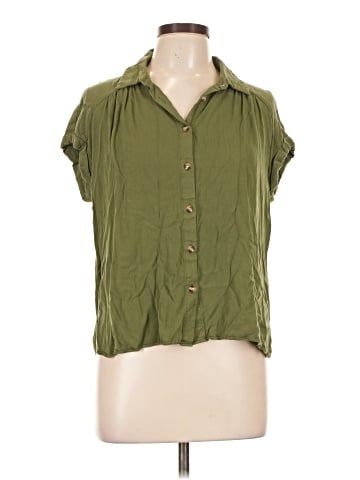Rose + Olive Short Sleeve Blouse (view 1)