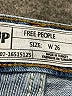 Free People Color Block Blue Jeans Size 26 waist - photo 7