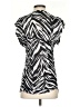 IRO 100% Linen Black Short Sleeve Blouse Size XS (0) - photo 2