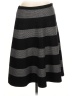 Spense Stripes Gray Casual Skirt Size L - photo 1