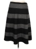 Spense Stripes Gray Casual Skirt Size L - photo 2