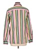 Foxcroft Stripes Pink Long Sleeve Blouse Size 12 - photo 2