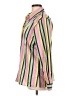 Foxcroft Stripes Pink Long Sleeve Blouse Size 12 - photo 5