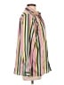 Foxcroft Stripes Pink Long Sleeve Blouse Size 12 - photo 4