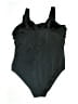 Avenue Solid Black One Piece Swimsuit Size 24 - photo 2