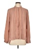 Adrianna Papell Tan Long Sleeve Blouse Size L - photo 1