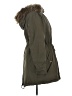 New Look 100% Polyester Green Coat Size 6 - photo 4
