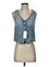 Express Blue Denim Vest Size S - photo 1