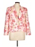 Apostrophe 100% Polyester Floral Pink Blazer Size 12 Petite - photo 1