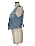 Express Blue Denim Vest Size S - photo 5